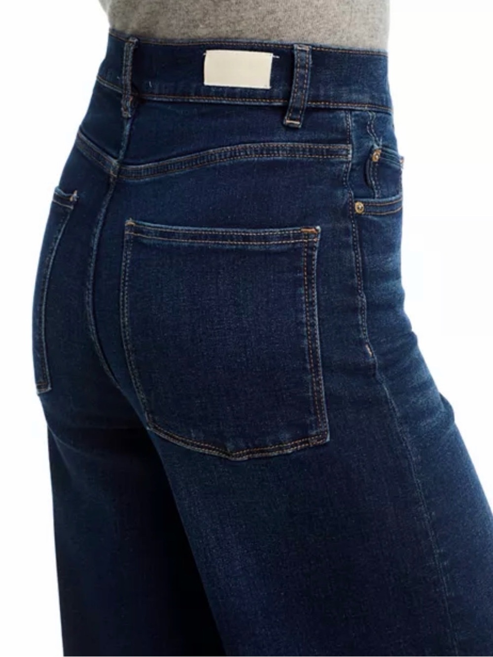 DL1961 Hepburn High-Rise Wide Leg Jeans in Mediterranean 28x32 EUC - Picture 4 of 9